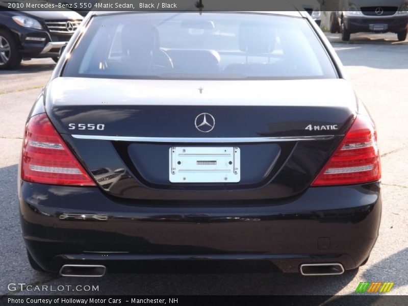 Black / Black 2010 Mercedes-Benz S 550 4Matic Sedan