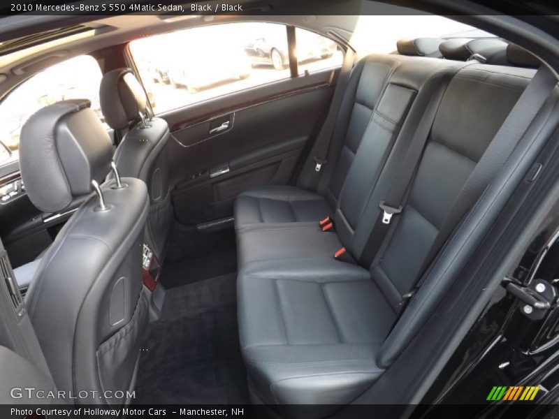 Black / Black 2010 Mercedes-Benz S 550 4Matic Sedan