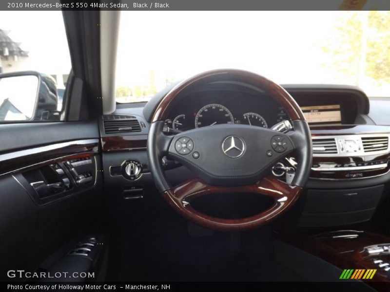 Black / Black 2010 Mercedes-Benz S 550 4Matic Sedan