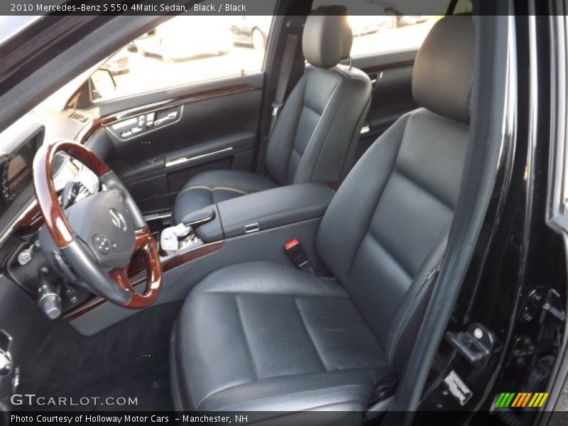 Black / Black 2010 Mercedes-Benz S 550 4Matic Sedan