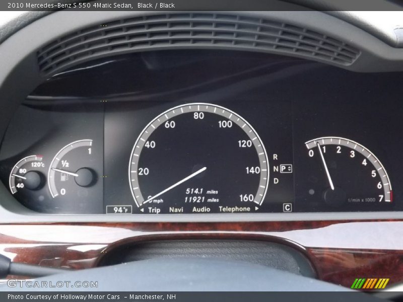 Black / Black 2010 Mercedes-Benz S 550 4Matic Sedan
