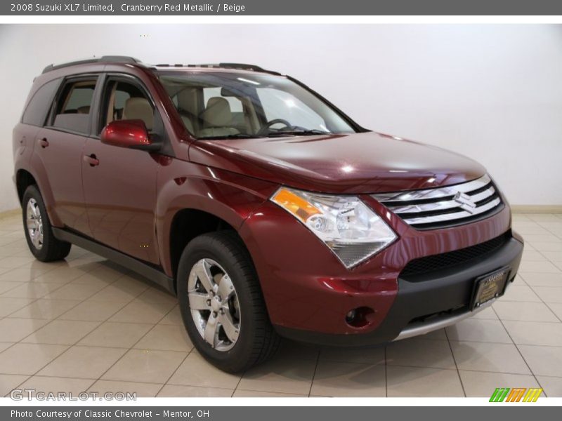 Cranberry Red Metallic / Beige 2008 Suzuki XL7 Limited