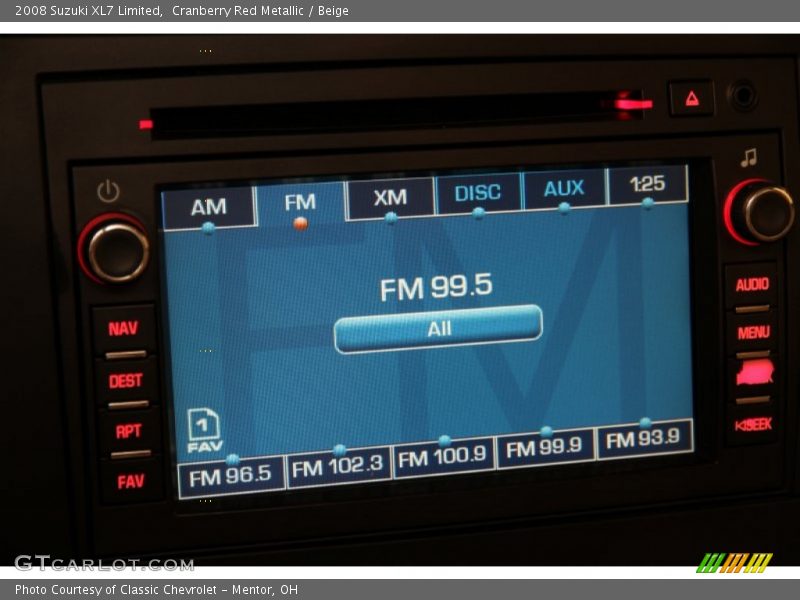 Cranberry Red Metallic / Beige 2008 Suzuki XL7 Limited