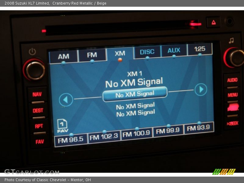 Cranberry Red Metallic / Beige 2008 Suzuki XL7 Limited