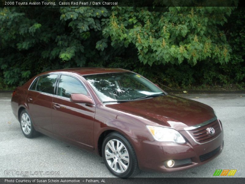 Cassis Red Pearl / Dark Charcoal 2008 Toyota Avalon Touring