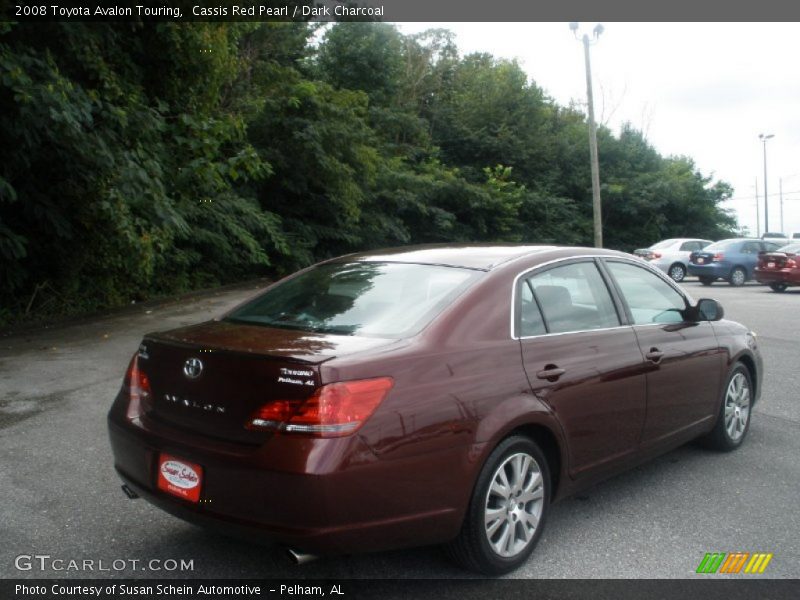 Cassis Red Pearl / Dark Charcoal 2008 Toyota Avalon Touring