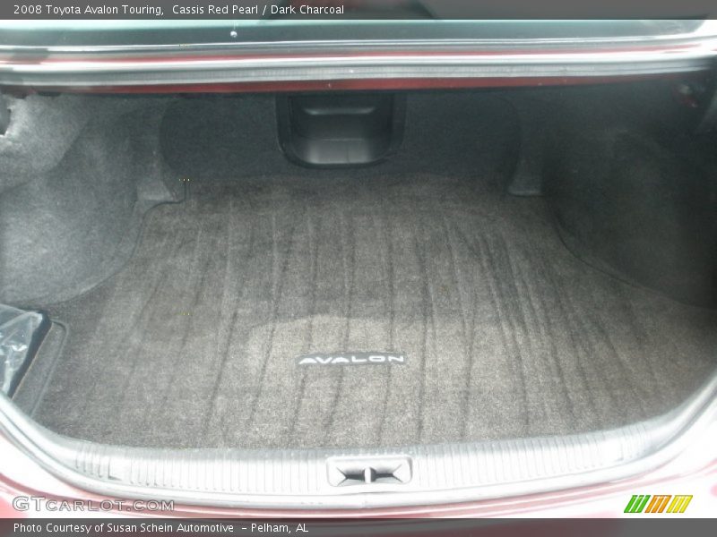 Cassis Red Pearl / Dark Charcoal 2008 Toyota Avalon Touring