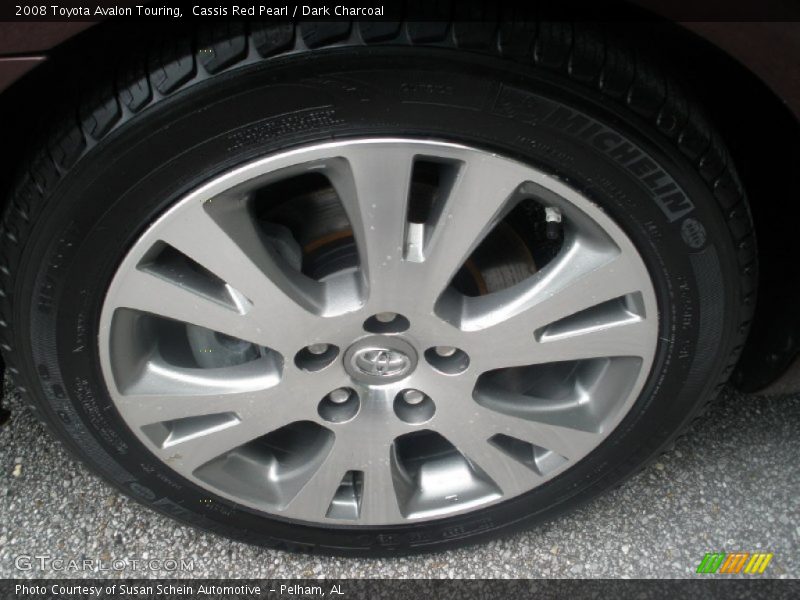 Cassis Red Pearl / Dark Charcoal 2008 Toyota Avalon Touring