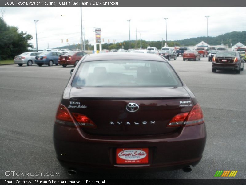 Cassis Red Pearl / Dark Charcoal 2008 Toyota Avalon Touring