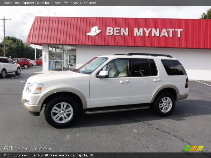 White Suede / Camel 2009 Ford Explorer Eddie Bauer 4x4