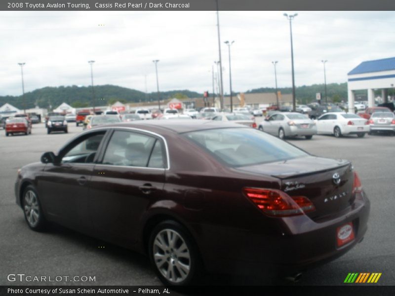 Cassis Red Pearl / Dark Charcoal 2008 Toyota Avalon Touring