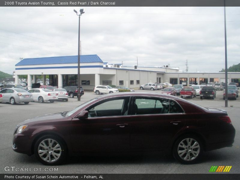 Cassis Red Pearl / Dark Charcoal 2008 Toyota Avalon Touring