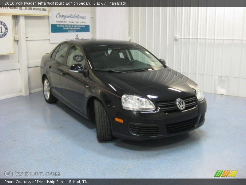 Black / Titan Black 2010 Volkswagen Jetta Wolfsburg Edition Sedan