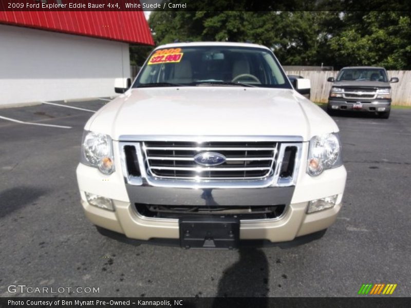 White Suede / Camel 2009 Ford Explorer Eddie Bauer 4x4
