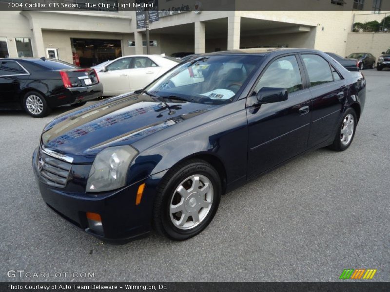 Blue Chip / Light Neutral 2004 Cadillac CTS Sedan