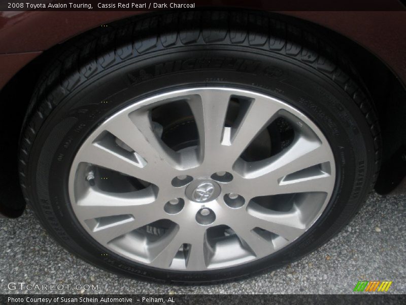 Cassis Red Pearl / Dark Charcoal 2008 Toyota Avalon Touring