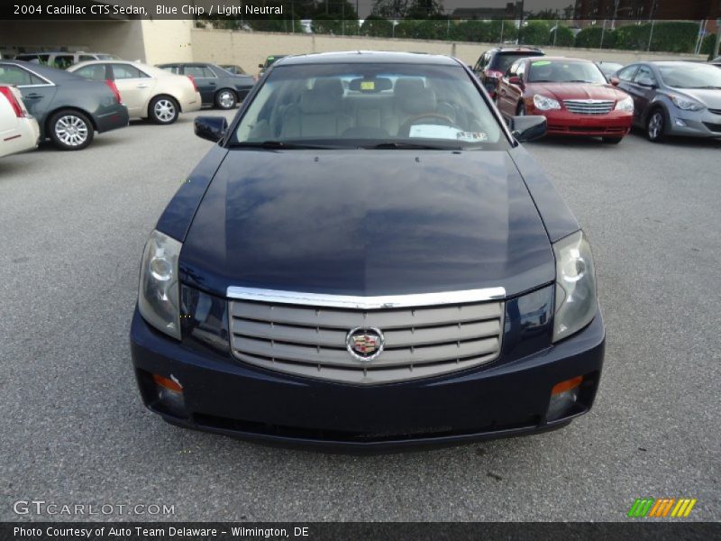 Blue Chip / Light Neutral 2004 Cadillac CTS Sedan
