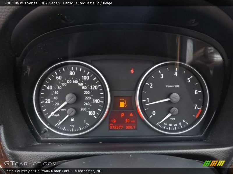 Barrique Red Metallic / Beige 2006 BMW 3 Series 330xi Sedan