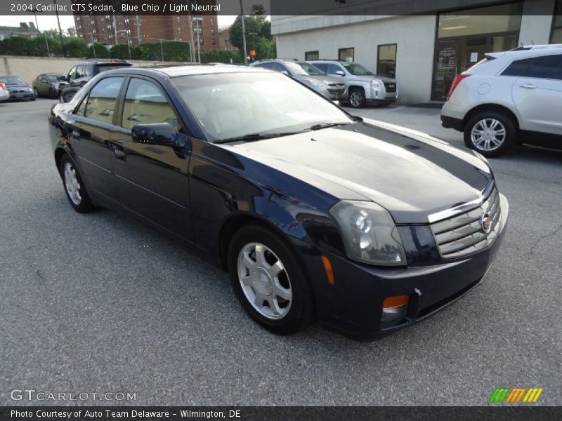 Blue Chip / Light Neutral 2004 Cadillac CTS Sedan