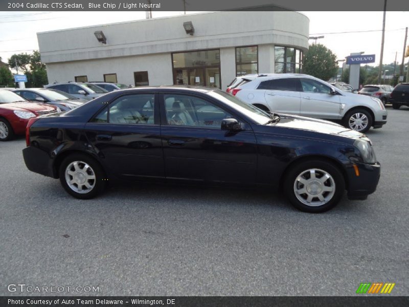 Blue Chip / Light Neutral 2004 Cadillac CTS Sedan