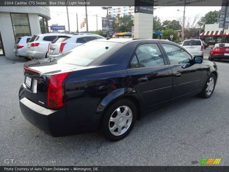 Blue Chip / Light Neutral 2004 Cadillac CTS Sedan