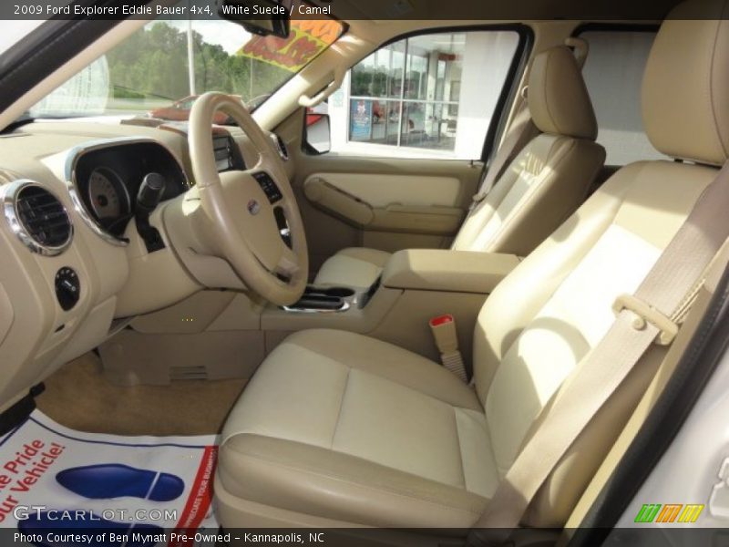 White Suede / Camel 2009 Ford Explorer Eddie Bauer 4x4
