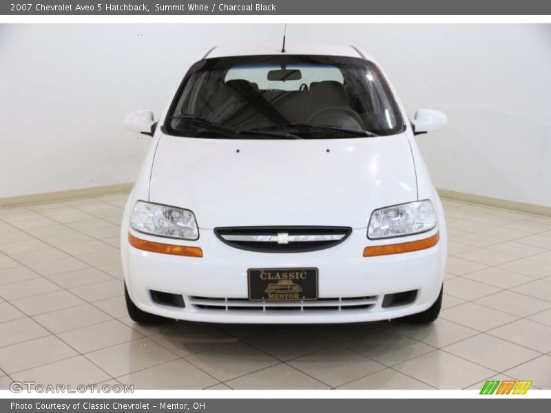 Summit White / Charcoal Black 2007 Chevrolet Aveo 5 Hatchback