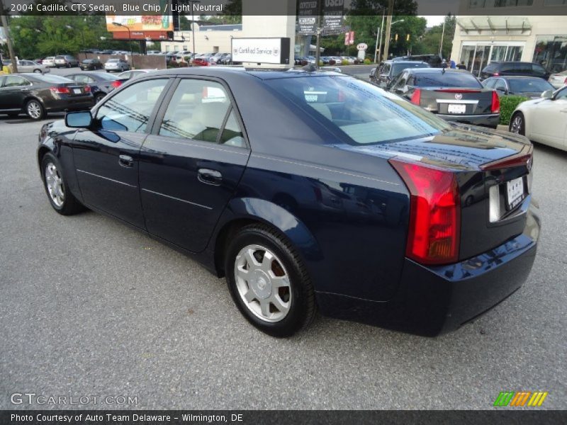 Blue Chip / Light Neutral 2004 Cadillac CTS Sedan