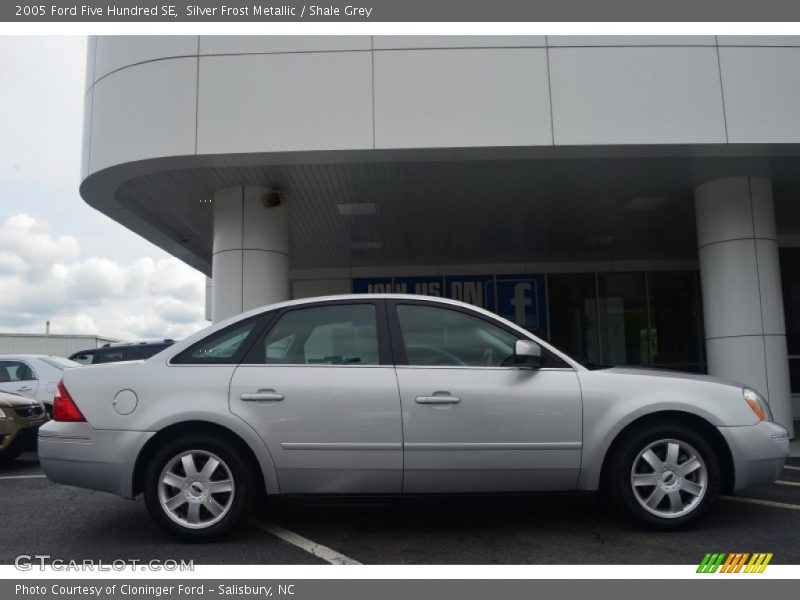 Silver Frost Metallic / Shale Grey 2005 Ford Five Hundred SE
