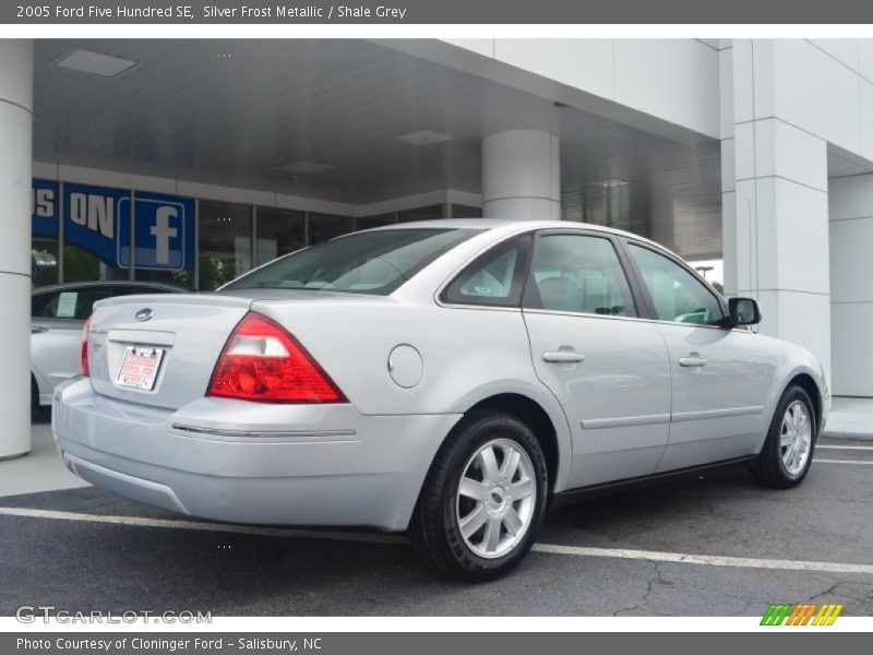 Silver Frost Metallic / Shale Grey 2005 Ford Five Hundred SE