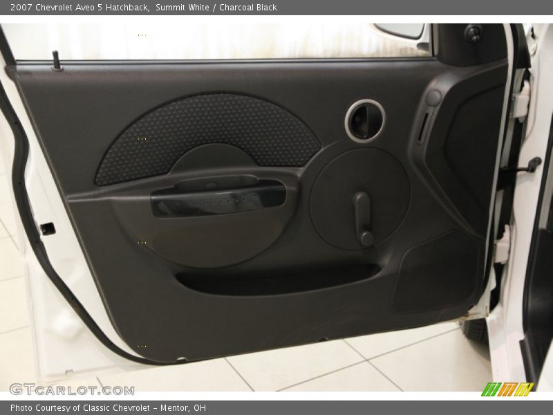 Summit White / Charcoal Black 2007 Chevrolet Aveo 5 Hatchback