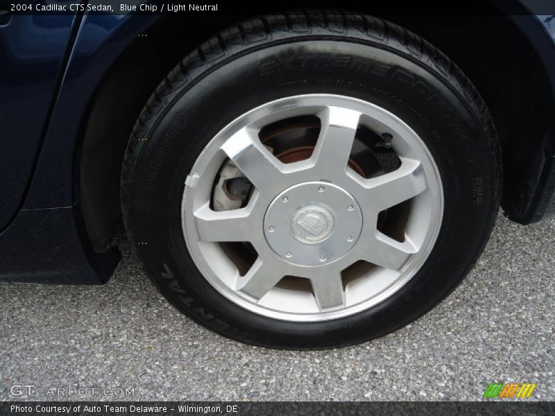 Blue Chip / Light Neutral 2004 Cadillac CTS Sedan