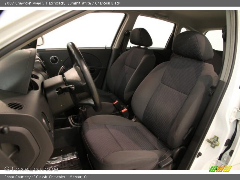 Summit White / Charcoal Black 2007 Chevrolet Aveo 5 Hatchback