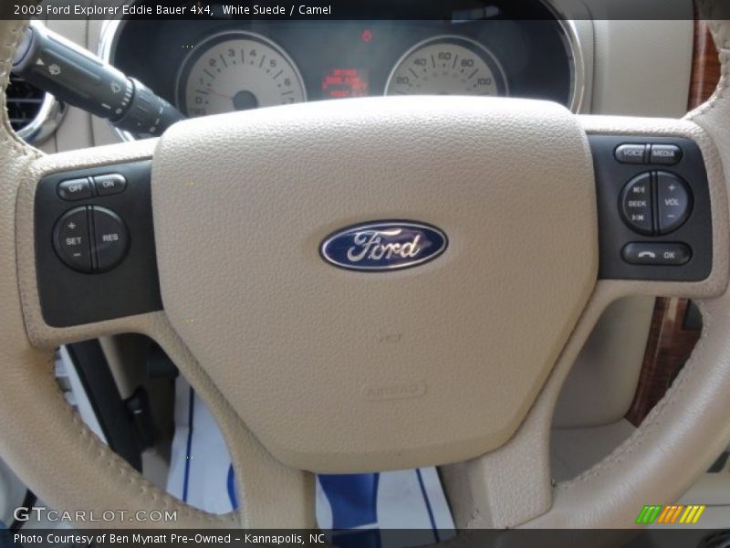 White Suede / Camel 2009 Ford Explorer Eddie Bauer 4x4