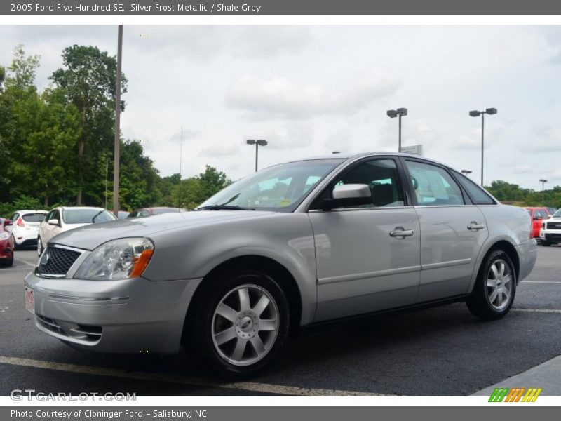 Silver Frost Metallic / Shale Grey 2005 Ford Five Hundred SE