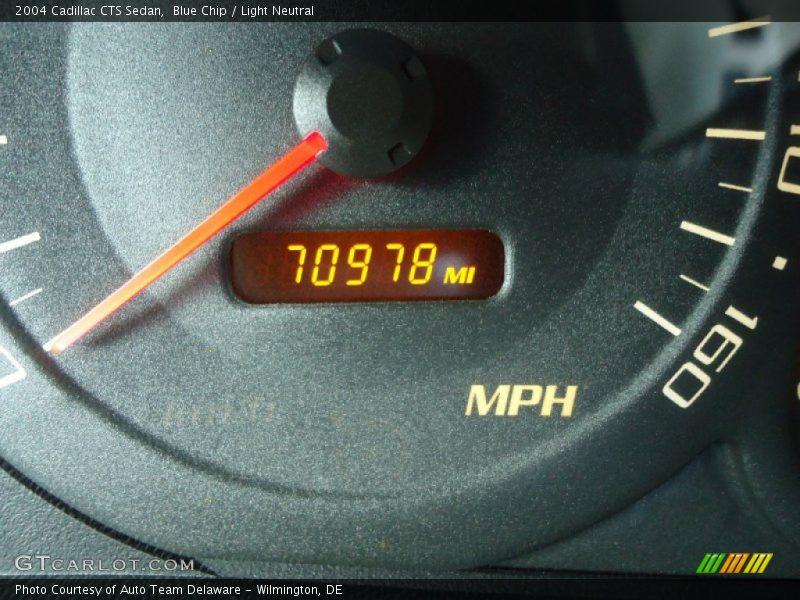 Blue Chip / Light Neutral 2004 Cadillac CTS Sedan