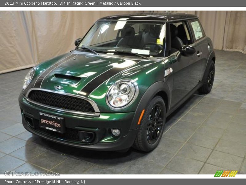 British Racing Green II Metallic / Carbon Black 2013 Mini Cooper S Hardtop