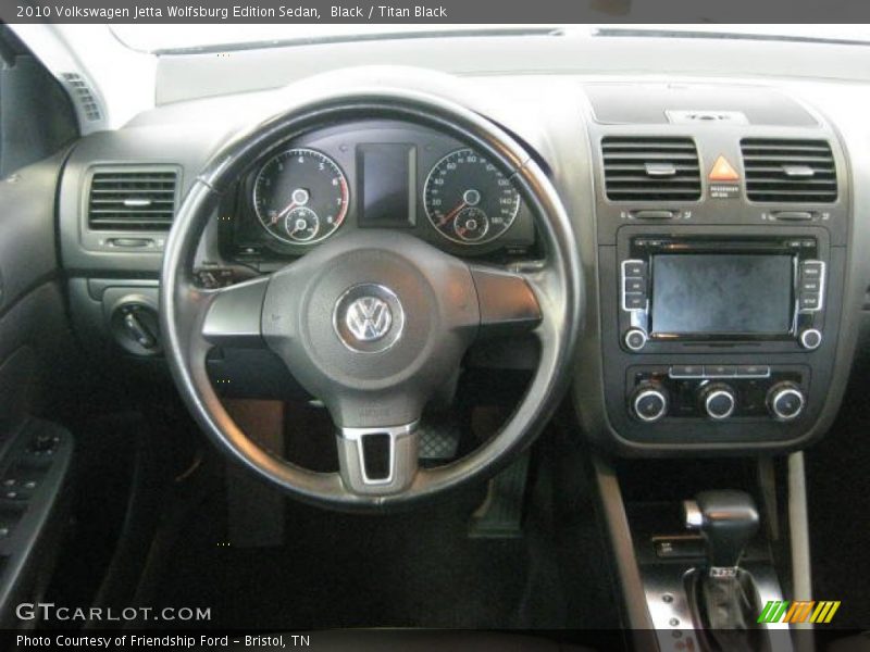 Black / Titan Black 2010 Volkswagen Jetta Wolfsburg Edition Sedan