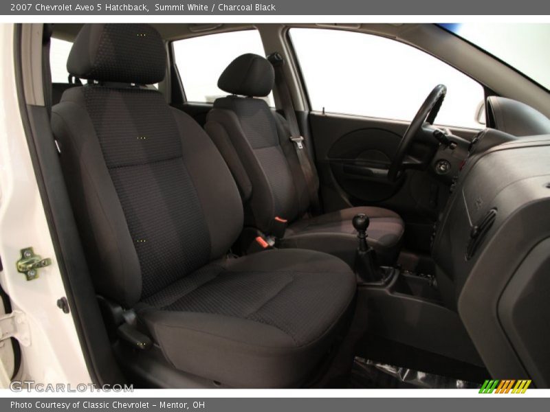 Summit White / Charcoal Black 2007 Chevrolet Aveo 5 Hatchback