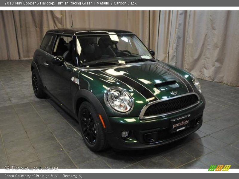 British Racing Green II Metallic / Carbon Black 2013 Mini Cooper S Hardtop
