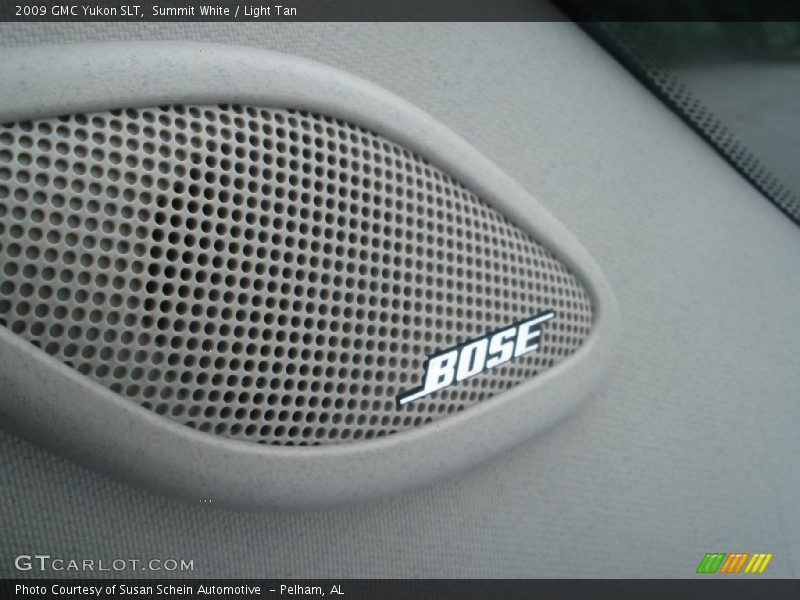 Summit White / Light Tan 2009 GMC Yukon SLT