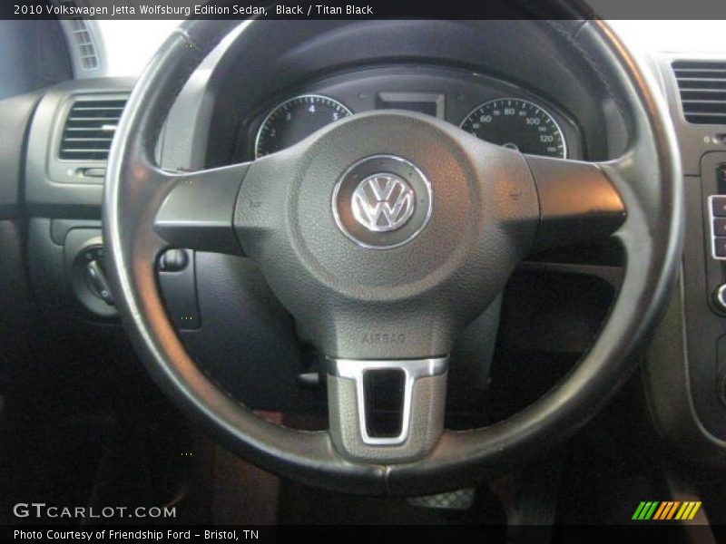 Black / Titan Black 2010 Volkswagen Jetta Wolfsburg Edition Sedan