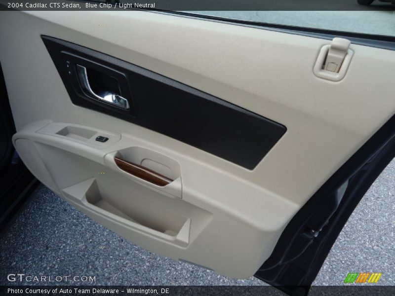 Blue Chip / Light Neutral 2004 Cadillac CTS Sedan