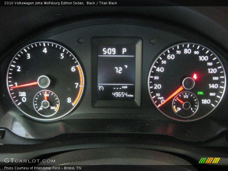 Black / Titan Black 2010 Volkswagen Jetta Wolfsburg Edition Sedan