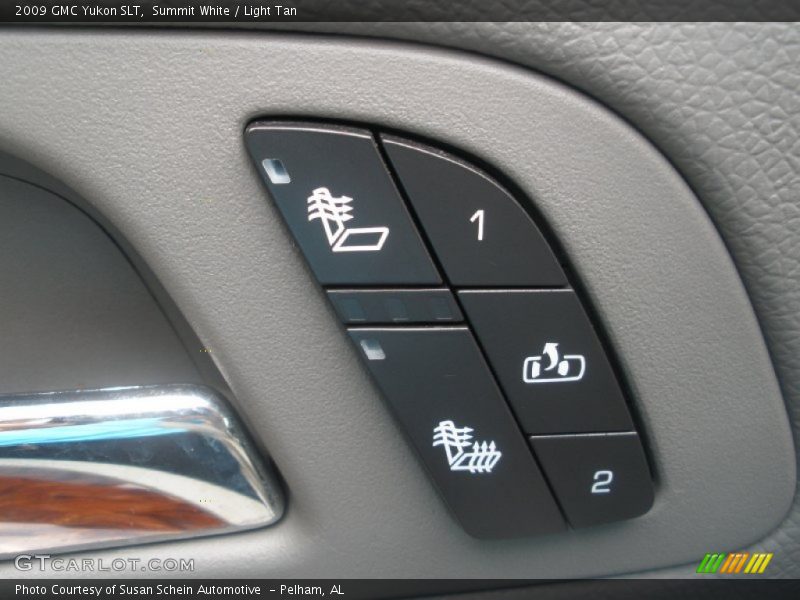 Summit White / Light Tan 2009 GMC Yukon SLT