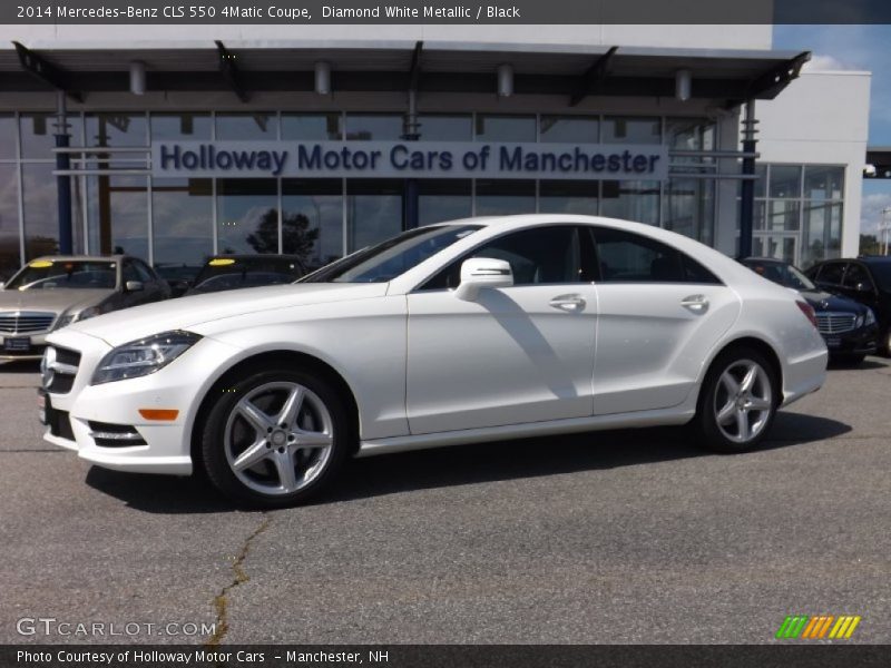 Diamond White Metallic / Black 2014 Mercedes-Benz CLS 550 4Matic Coupe