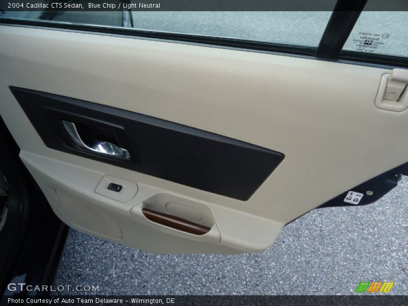 Blue Chip / Light Neutral 2004 Cadillac CTS Sedan