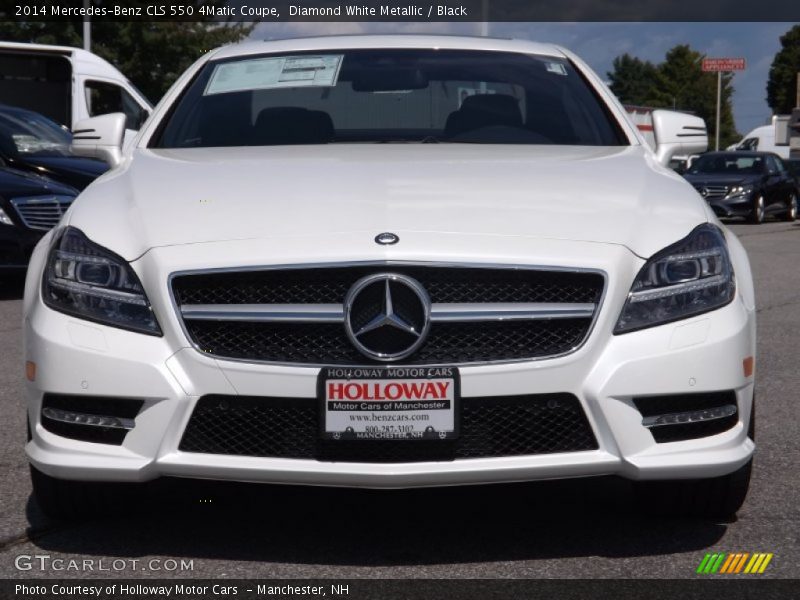 Diamond White Metallic / Black 2014 Mercedes-Benz CLS 550 4Matic Coupe