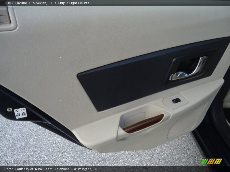 Blue Chip / Light Neutral 2004 Cadillac CTS Sedan