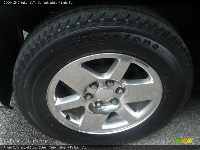 Summit White / Light Tan 2009 GMC Yukon SLT